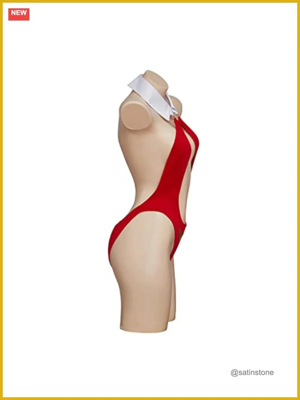 Vampirella Cosplay One Piece Bikini Swimsuit Sexy Halloween Costume